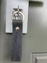 Load image into Gallery viewer, Leather key fob - FOUND THEM
