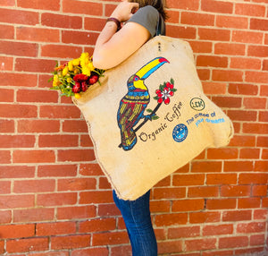 Upcycled Tote | WOW Bag - Toucan