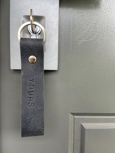 Leather key fob - YOURS