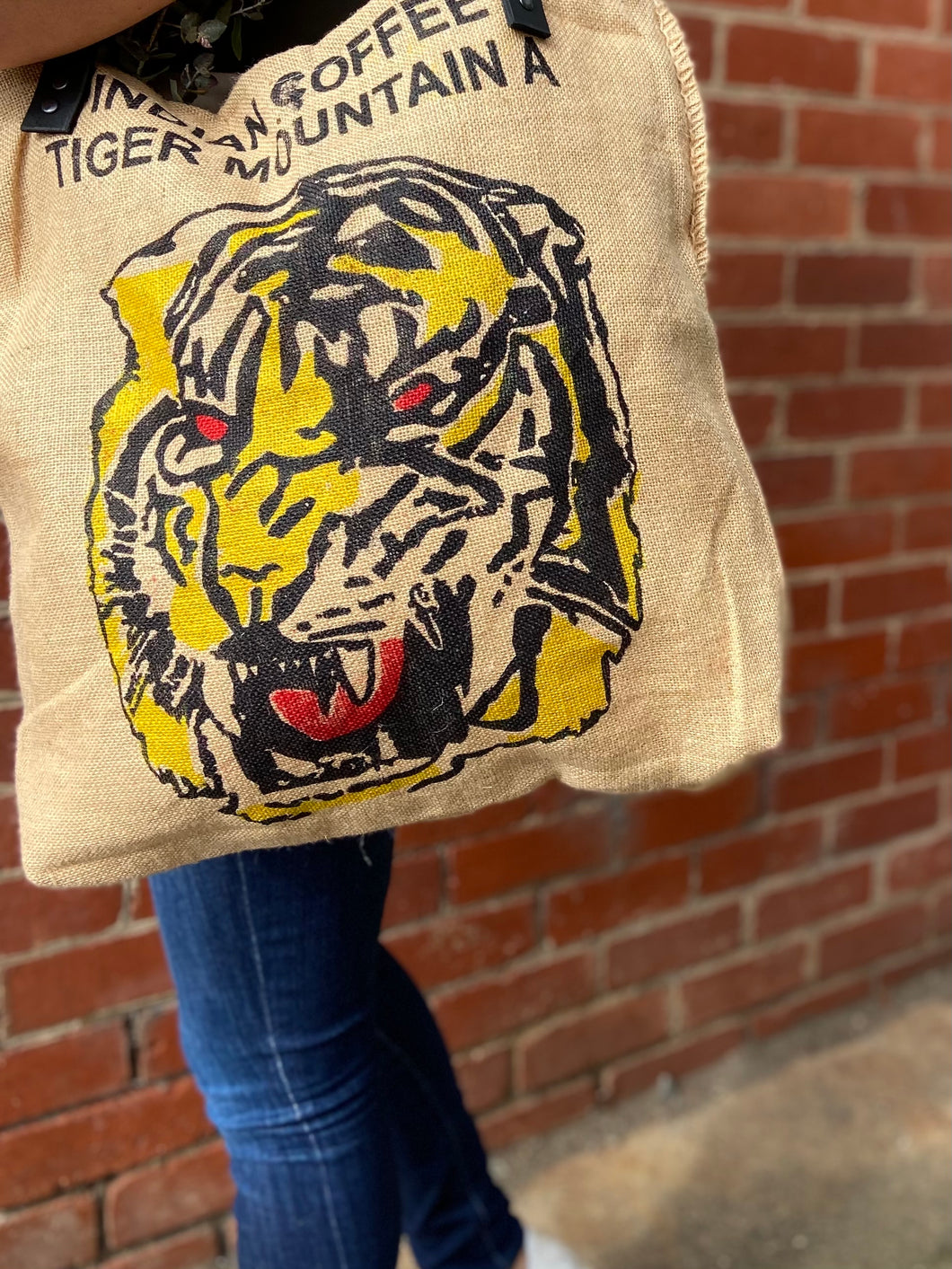 Upcycled tote | WOW Bag - Tiger